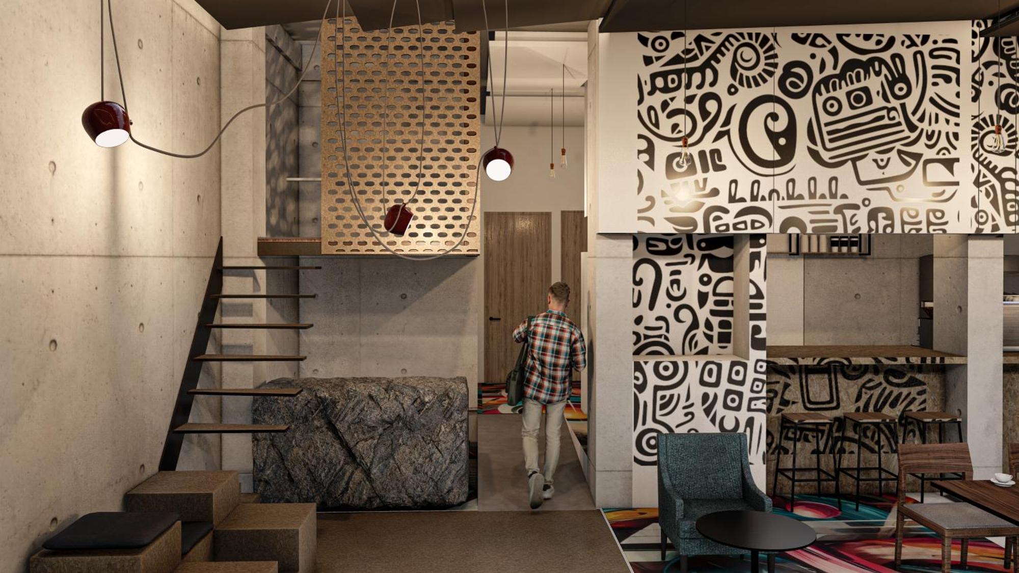 Street Art Hotel Roma Mexico By Eksteriør billede
