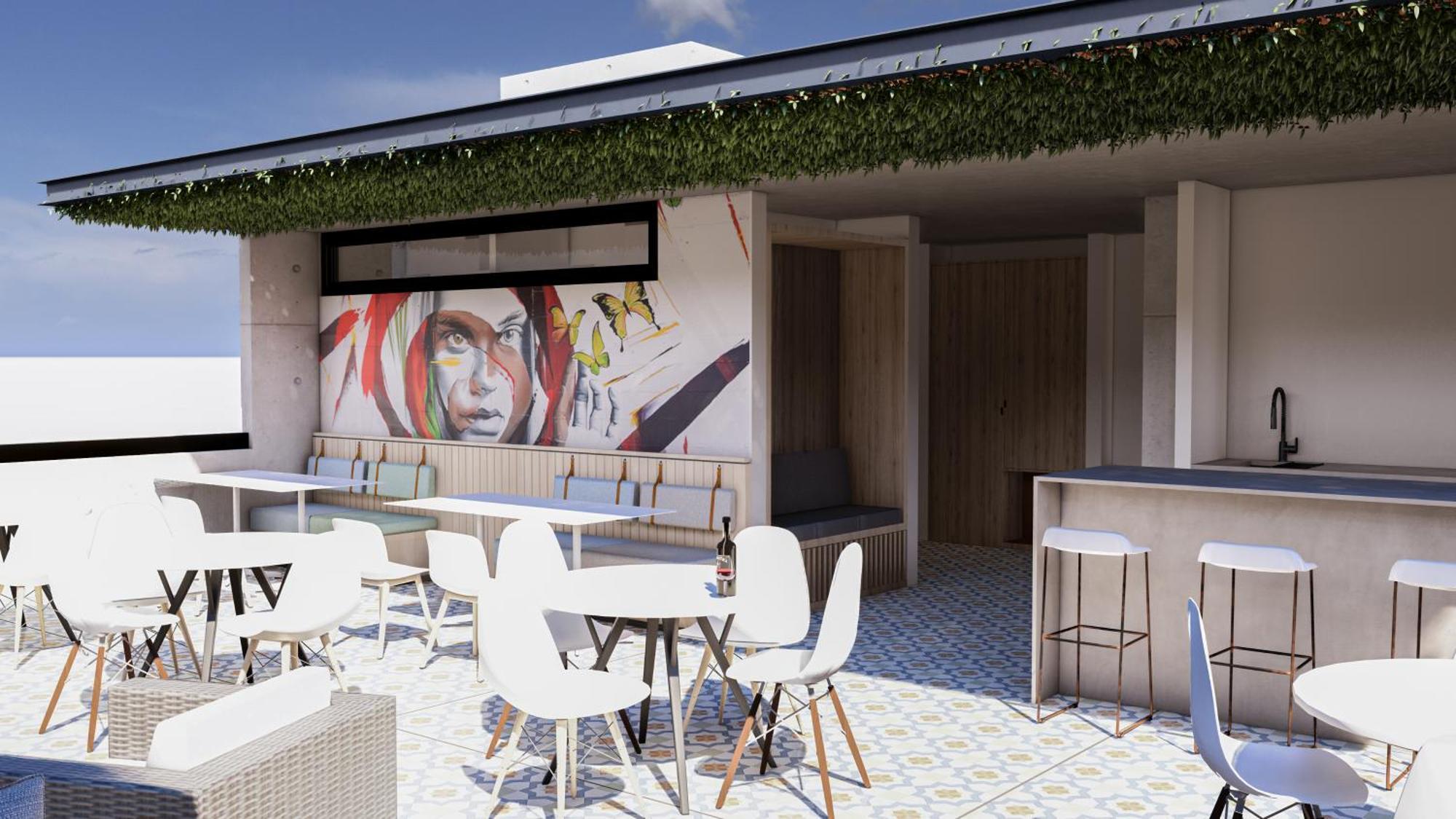 Street Art Hotel Roma Mexico By Eksteriør billede