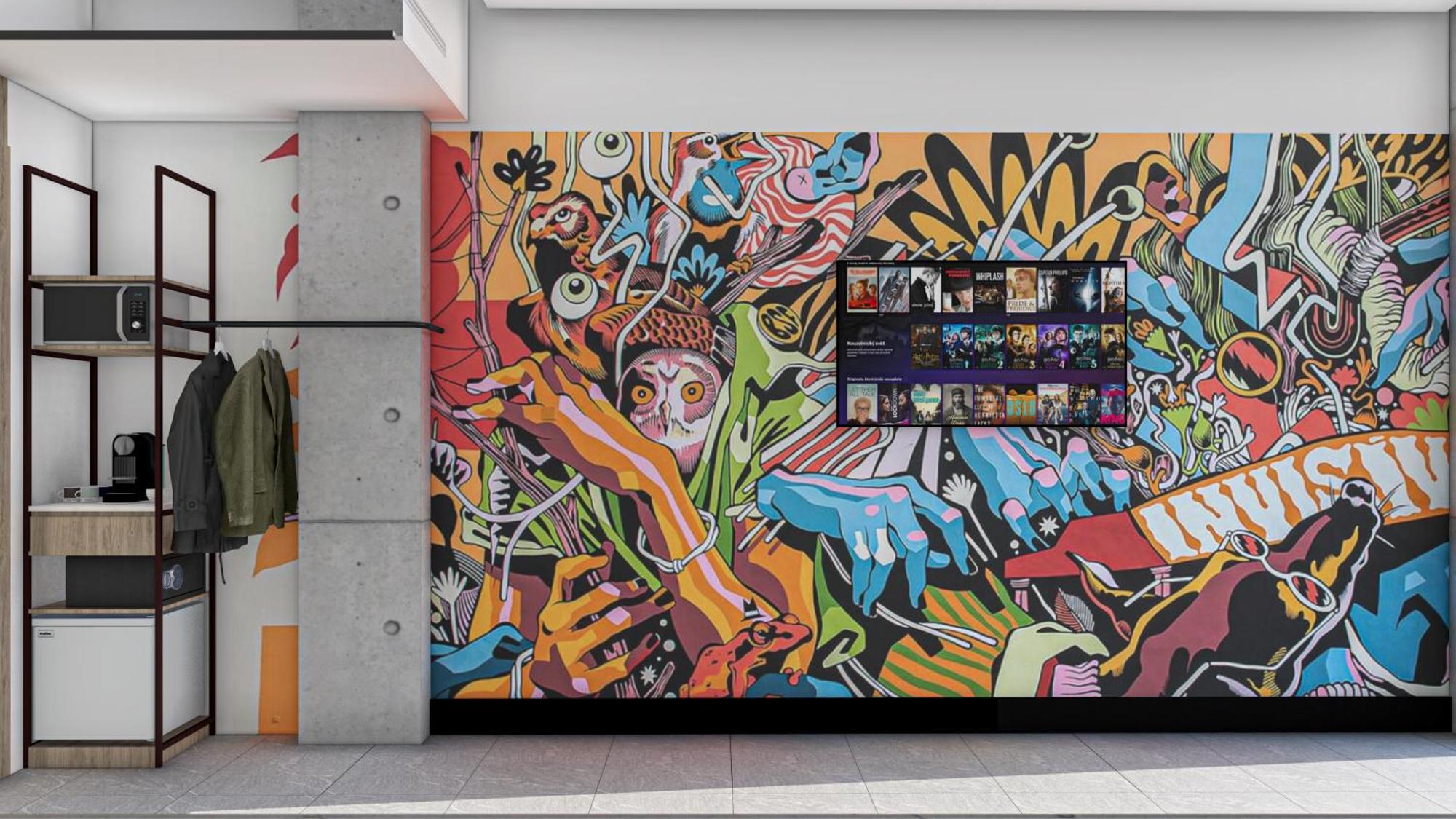 Street Art Hotel Roma Mexico By Eksteriør billede