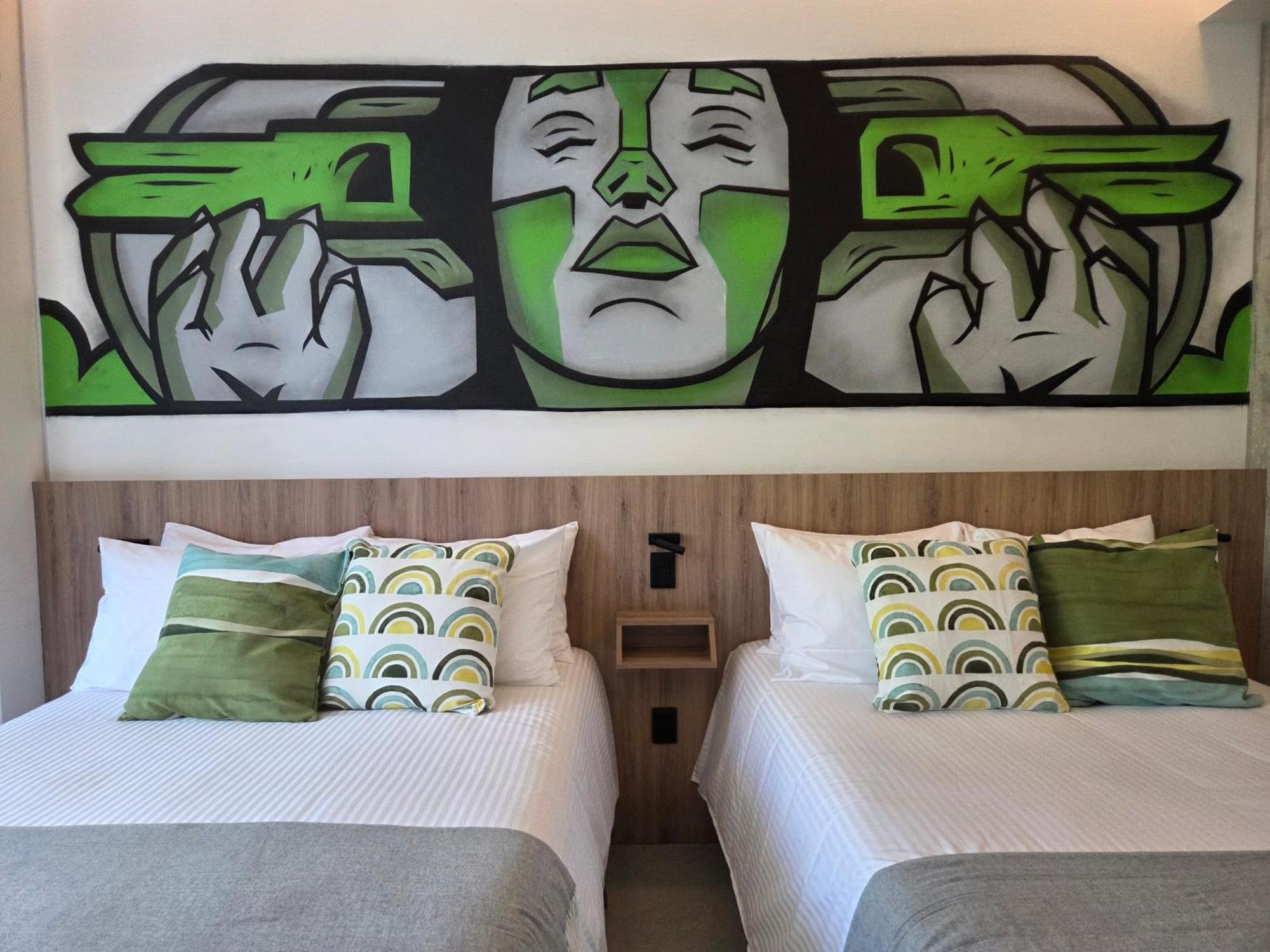 Street Art Hotel Roma Mexico By Eksteriør billede