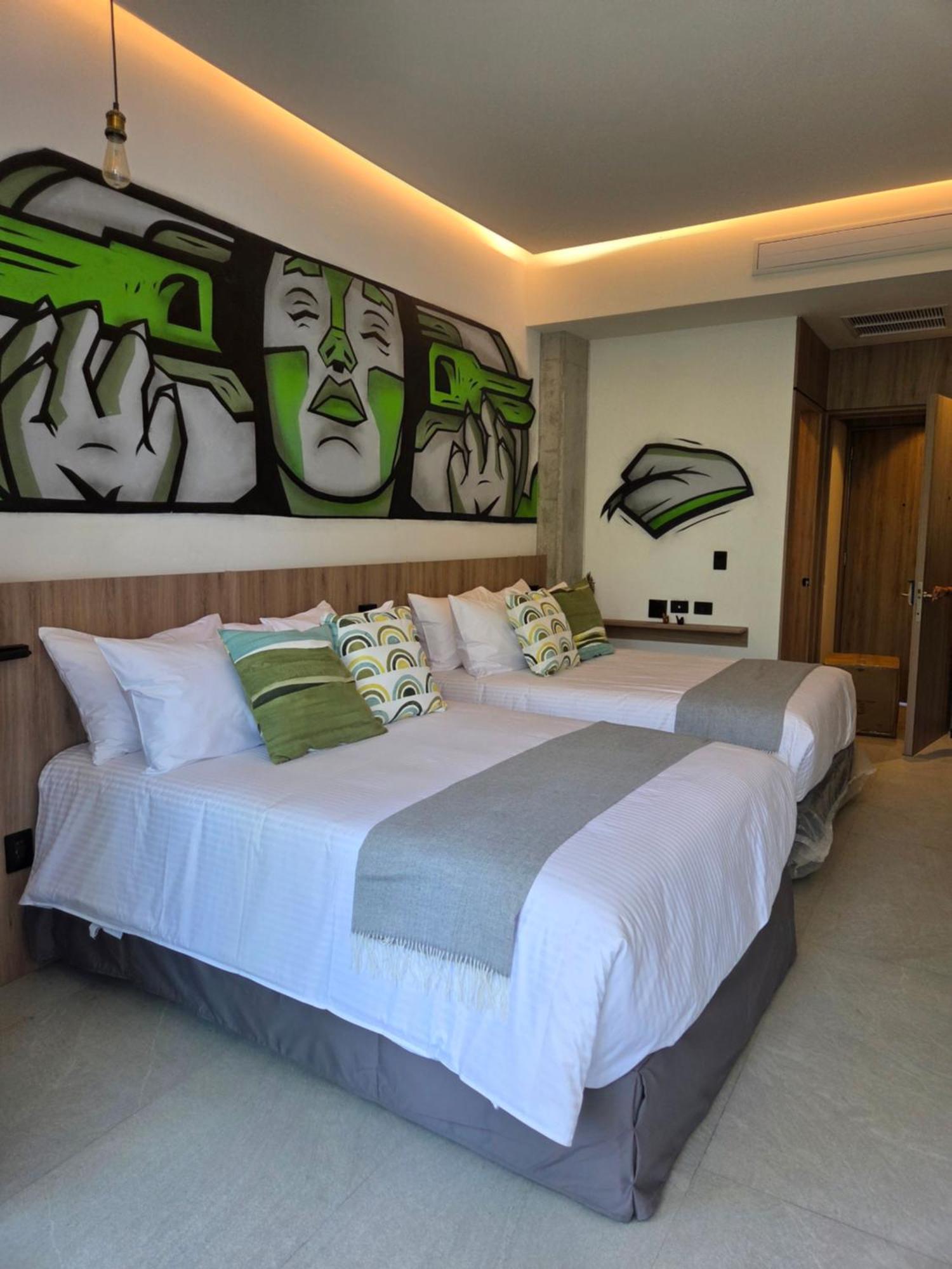 Street Art Hotel Roma Mexico By Eksteriør billede