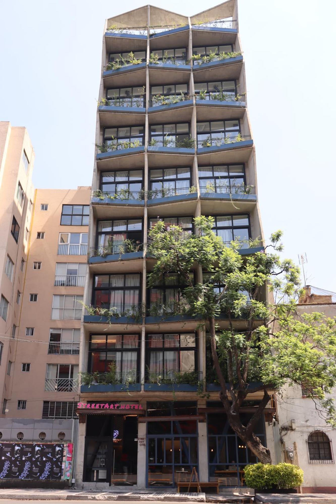 Street Art Hotel Roma Mexico By Eksteriør billede