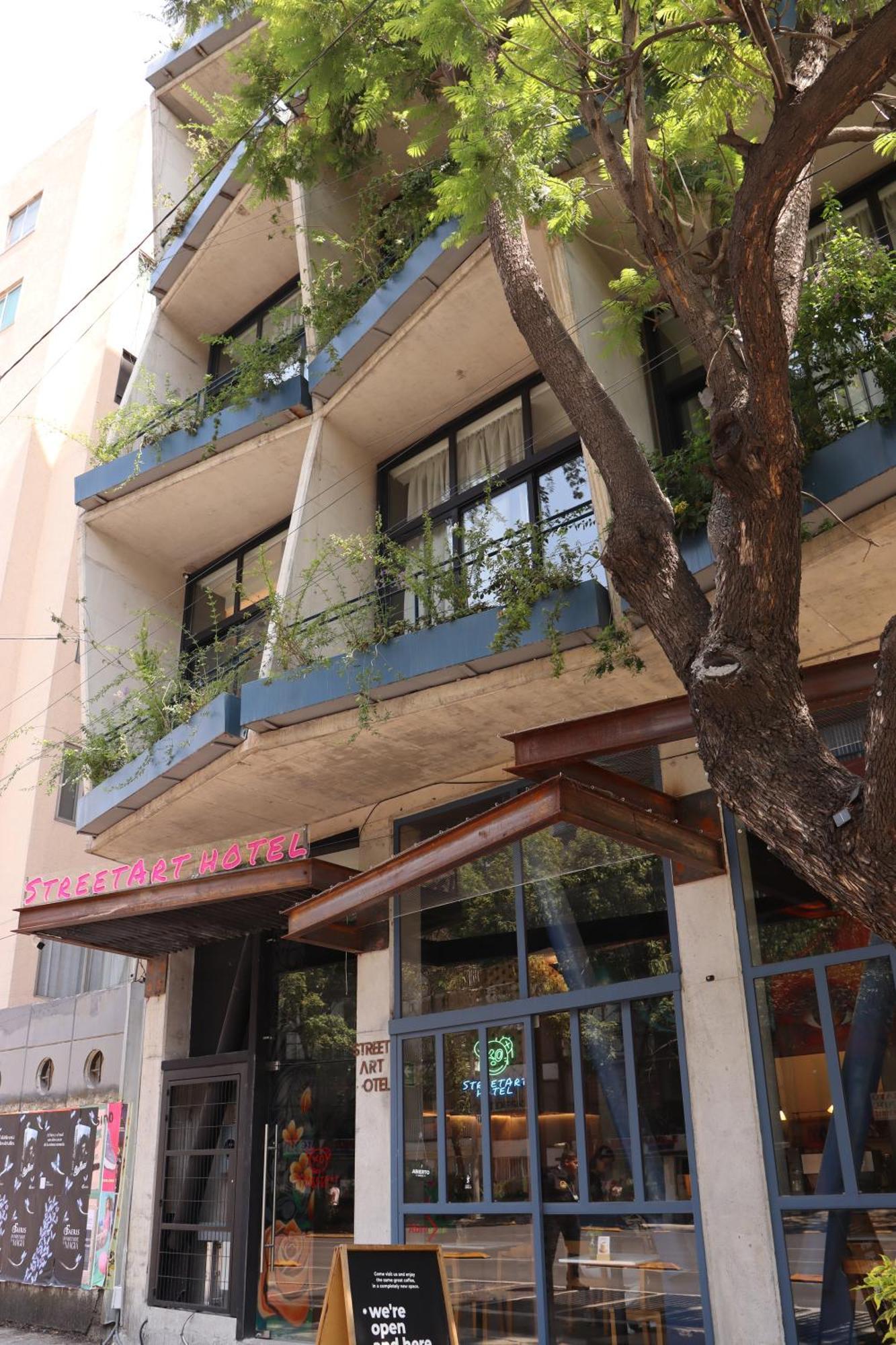 Street Art Hotel Roma Mexico By Eksteriør billede