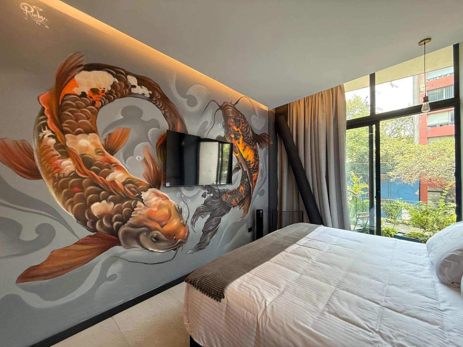 Street Art Hotel Roma Mexico By Eksteriør billede