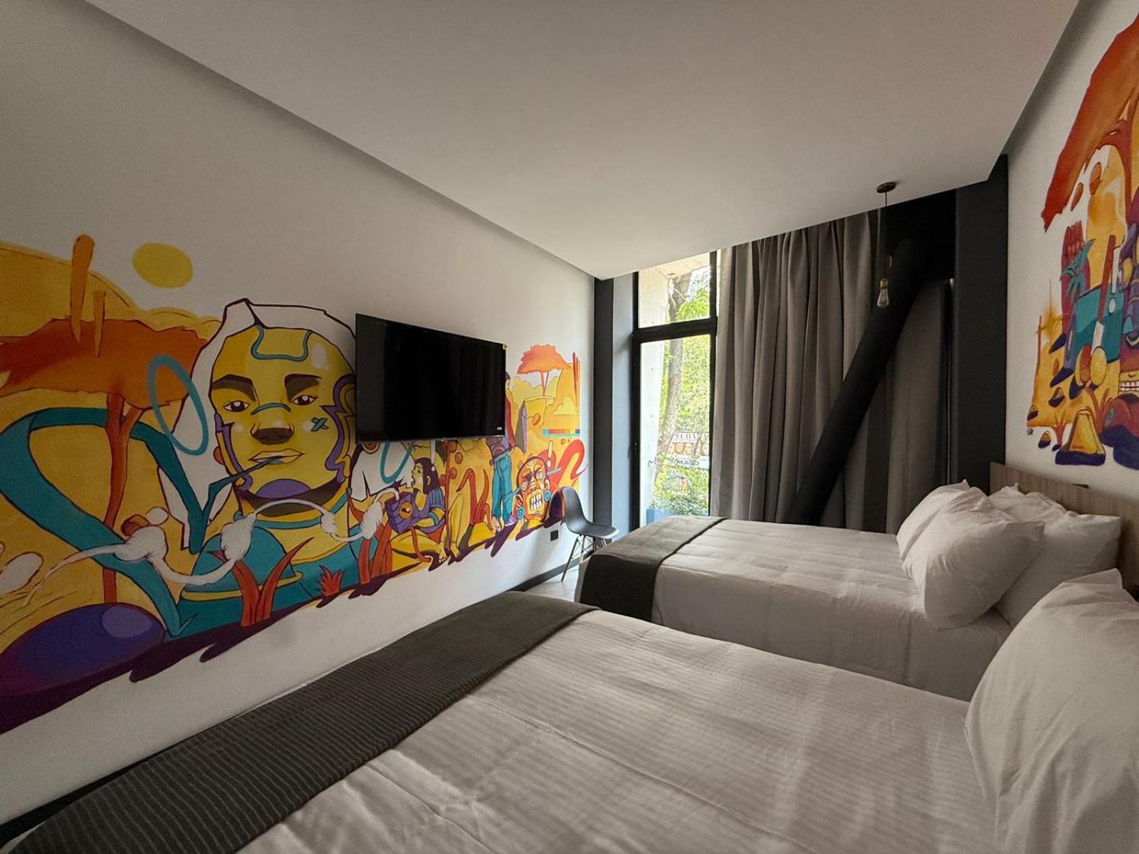 Street Art Hotel Roma Mexico By Eksteriør billede