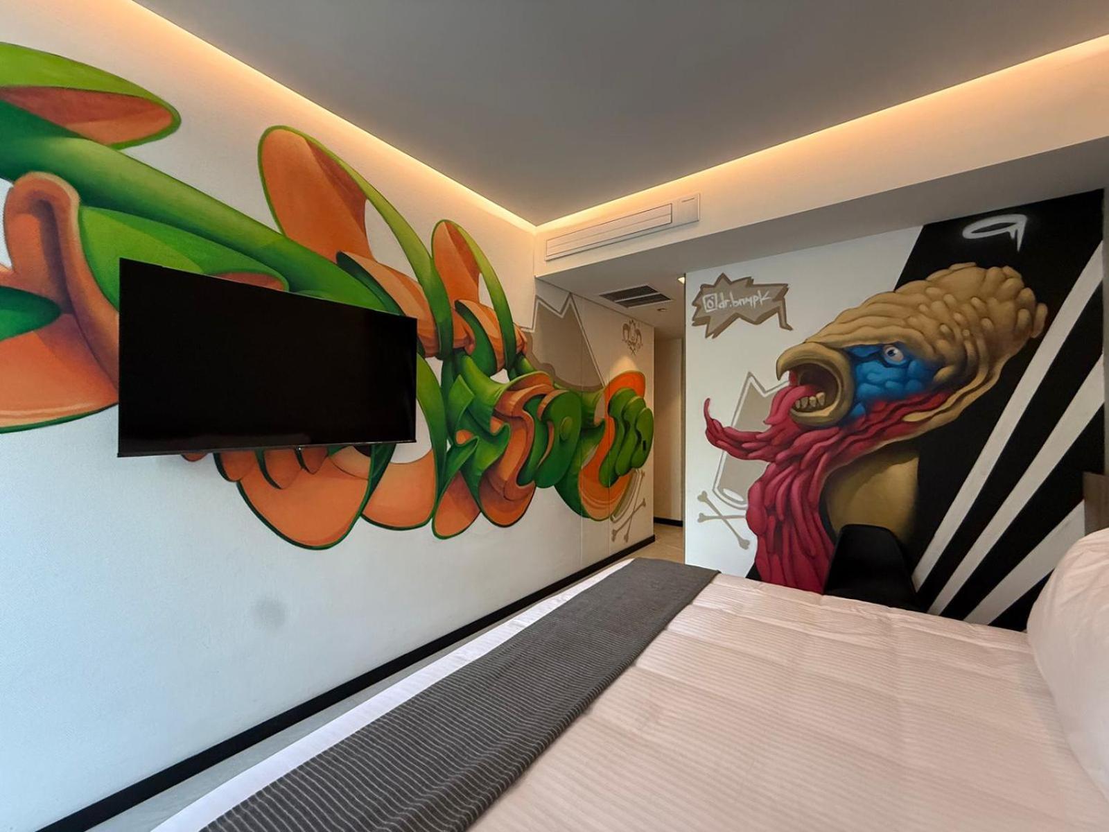 Street Art Hotel Roma Mexico By Eksteriør billede
